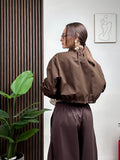Giacca Cropped Kimono Chic