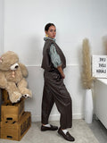 Gilet di ecopelle