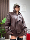 Giubbotto Biker Oversize