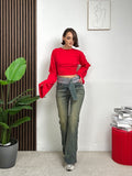Jeans “Silver Belt” Flare