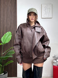 Giubbotto Biker Oversize