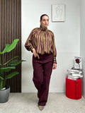 Blusa Elegante a Righe