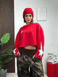 Felpa Crop Star Vibes
