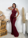 Jumpsuit con apertura laterale