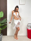 Bikini con Frange e Pareo