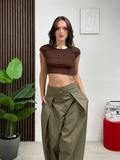 Maglia Crop Basic