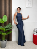 Abito Crystal Backless