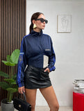 Felpa Cropped Sporty Chic