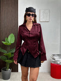 Camicia Satin Jacquard