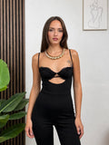 Jumpsuit con Pizzo