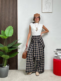 Pantalone a quadri