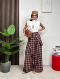 Pantalone a quadri