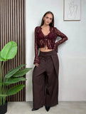 Cardigan in pizzo