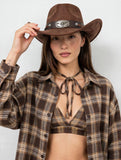 Camicia e Top a Quadri Western