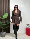 Blazer Dress Gessato Iconic
