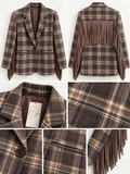 Blazer Check Fringe