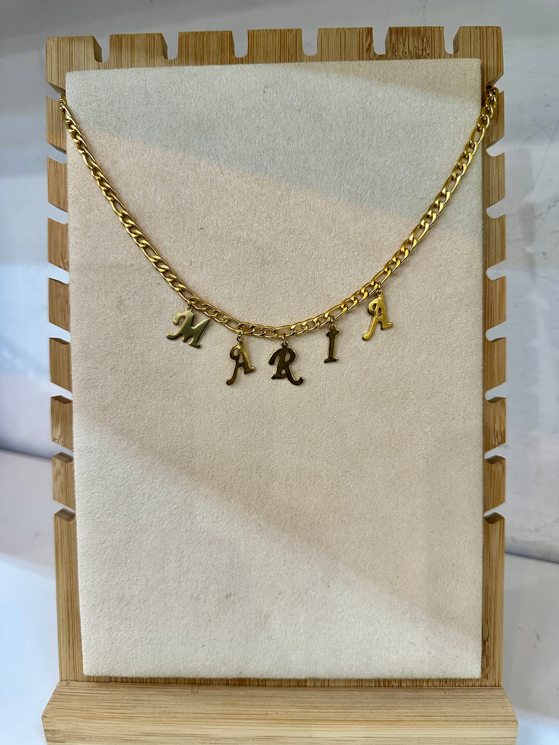 Collana con lettere personalizzabile