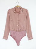 Camicia a body in raso