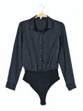 Camicia a body in raso