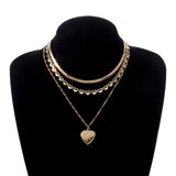 Collana medaglione con locket a cuore