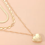 Collana medaglione con locket a cuore