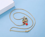 Collana occhio con cuore