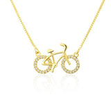 Collana con bicicletta