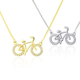 Collana con bicicletta