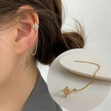 Ear cuff con frangia