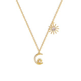 Collana stella e luna