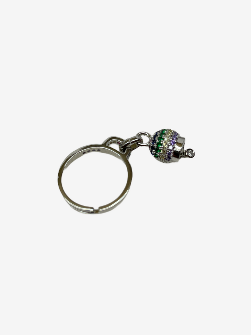Anello con ciondolo campanella